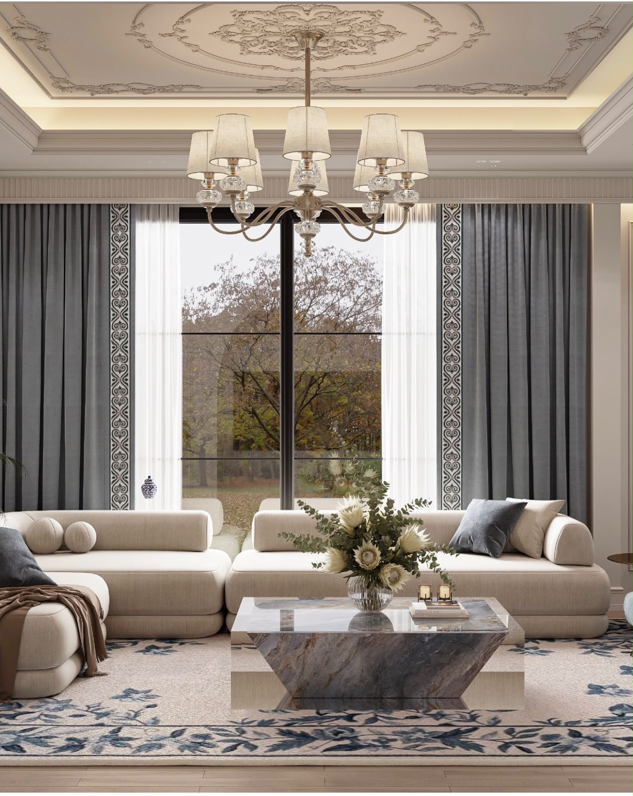 Detail of a Falak Design bedroom